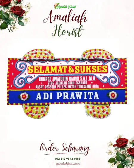 Papan Bunga Ucapan Selamat Ballroom Wedding Sentul